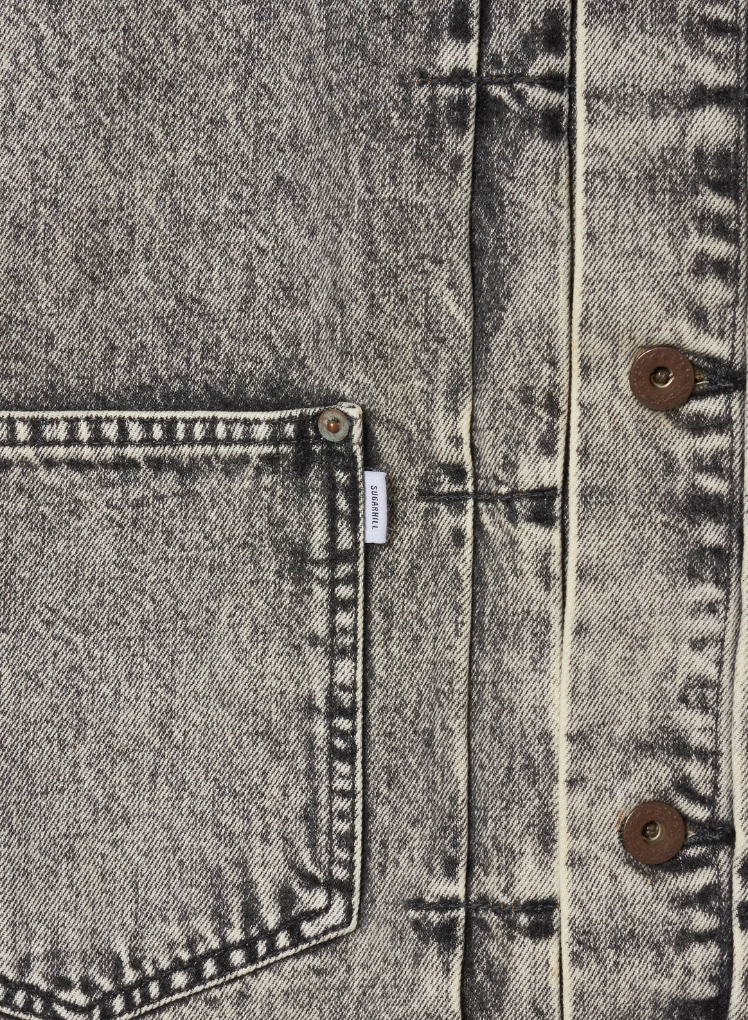 ACID WASHED MODERN DENIM VEST