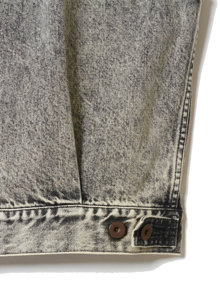 ACID WASHED MODERN DENIM VEST