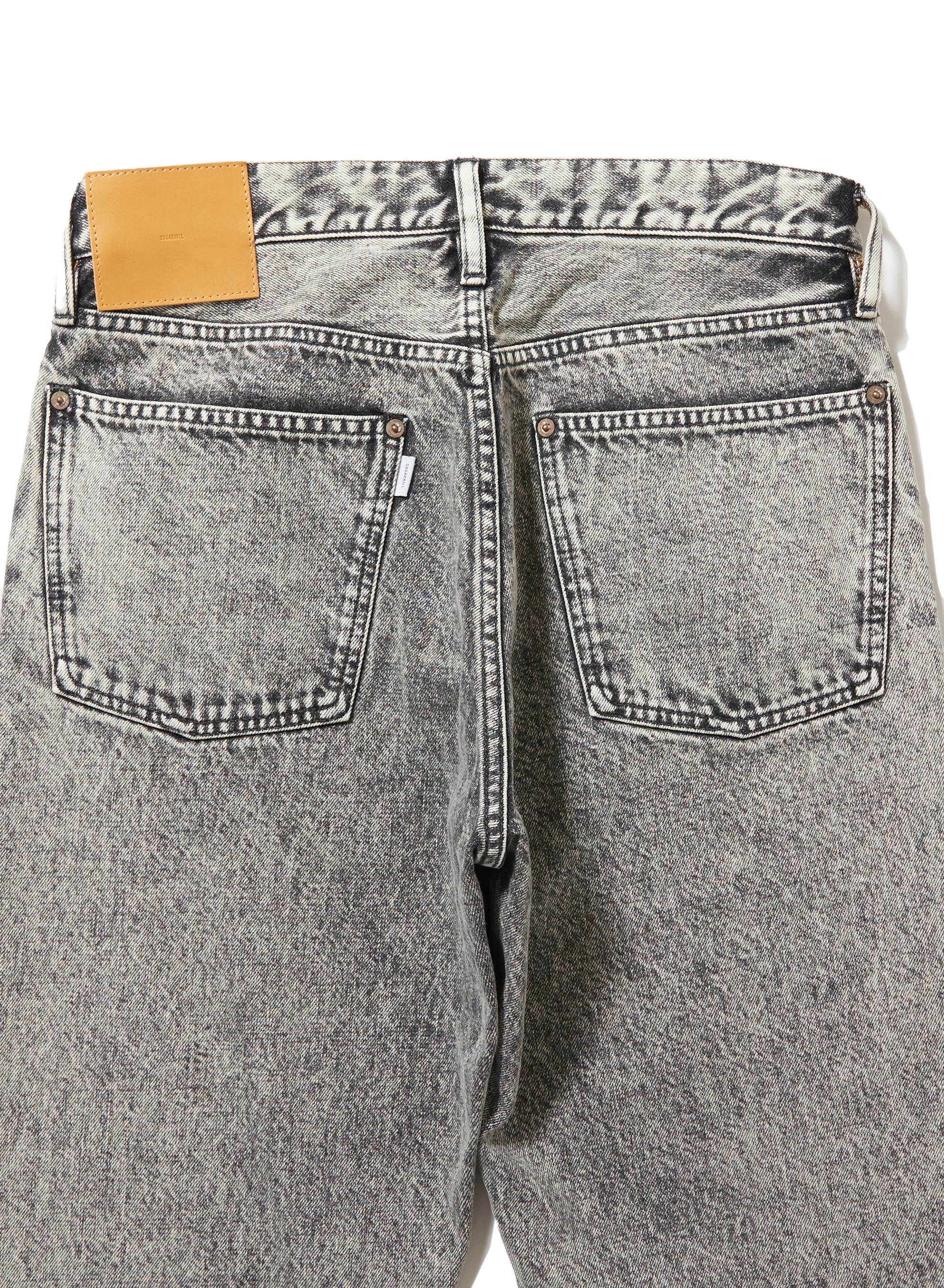 ACID WASHED MODERN DENIM REGULAR TROUSERS – SUGARHILL TOKYO