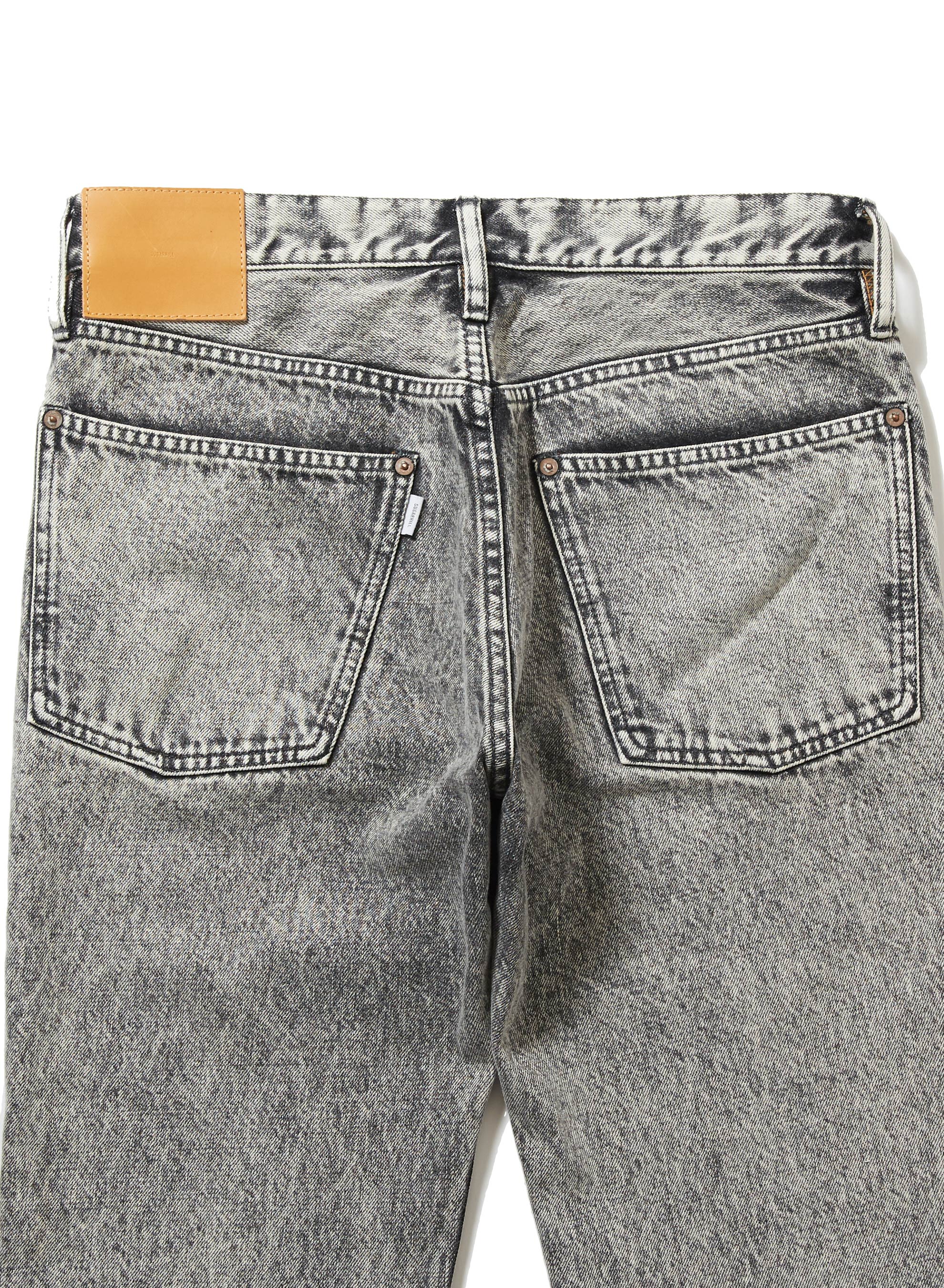 ACID WASHED MODERN DENIM FLARED TROUSERS – SUGARHILL TOKYO