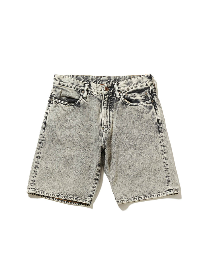 ACID WASHED MODERN DENIM SHORTS