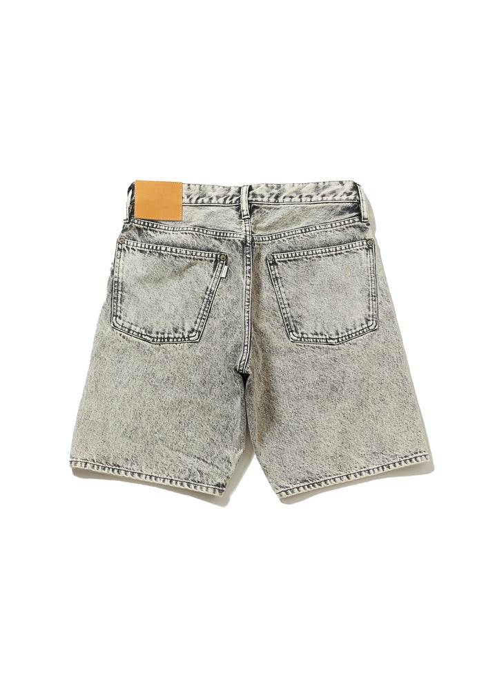 ACID WASHED MODERN DENIM SHORTS