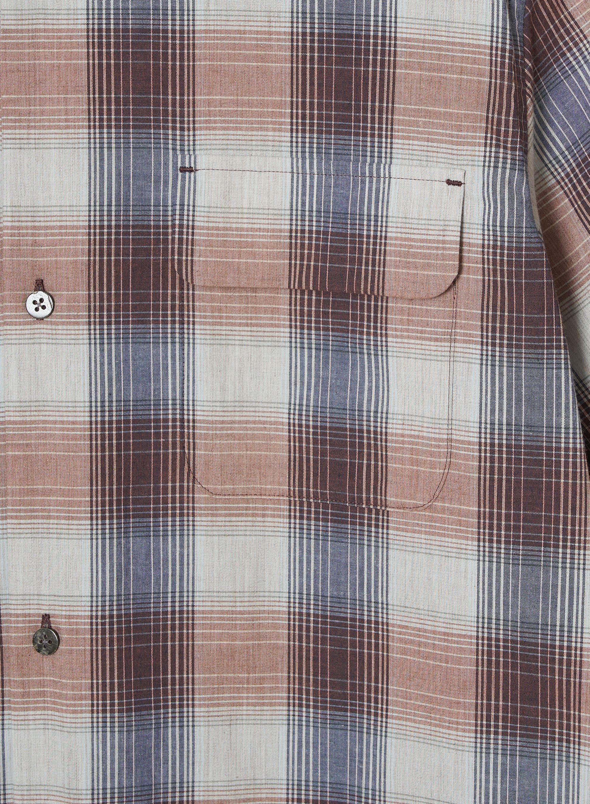 トップス sugarhill YAKOMBREPLAIDOPEN COLLARBLOUSE YAK OMBRE PLAID OPEN COLLAR BLOUSE HALF SLEEVE – SUGARHILL TOKYO