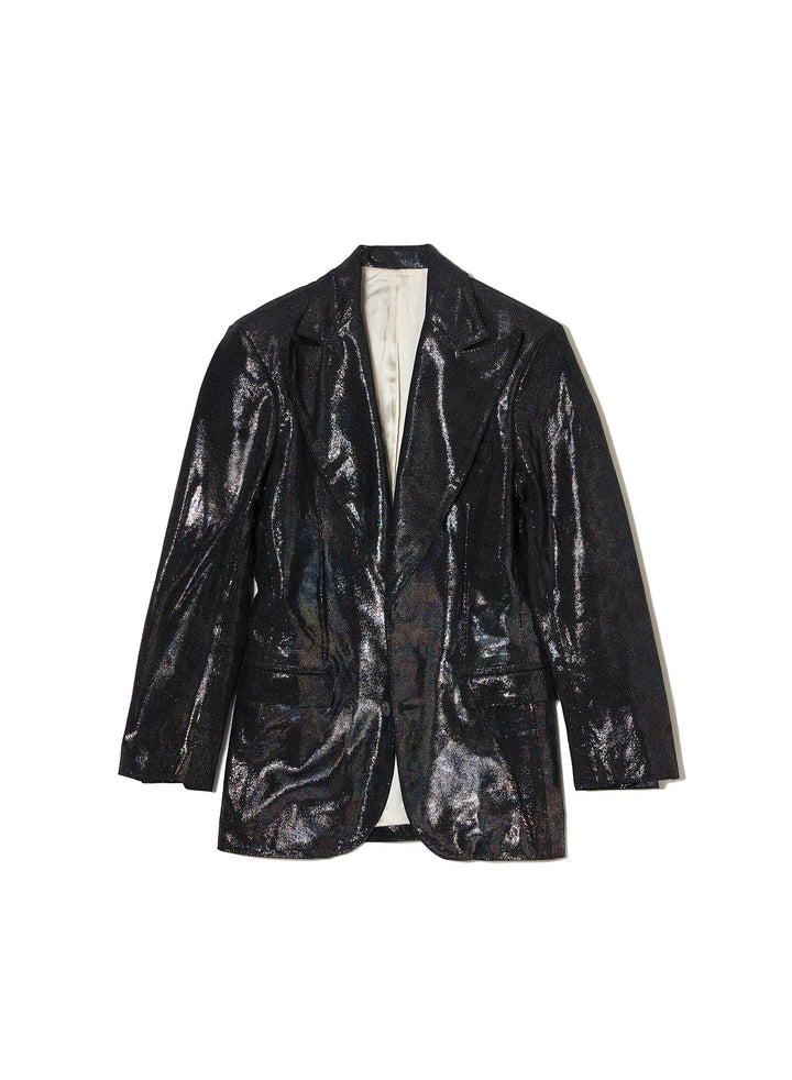 AURORA LEATHER TAILORED JACKET