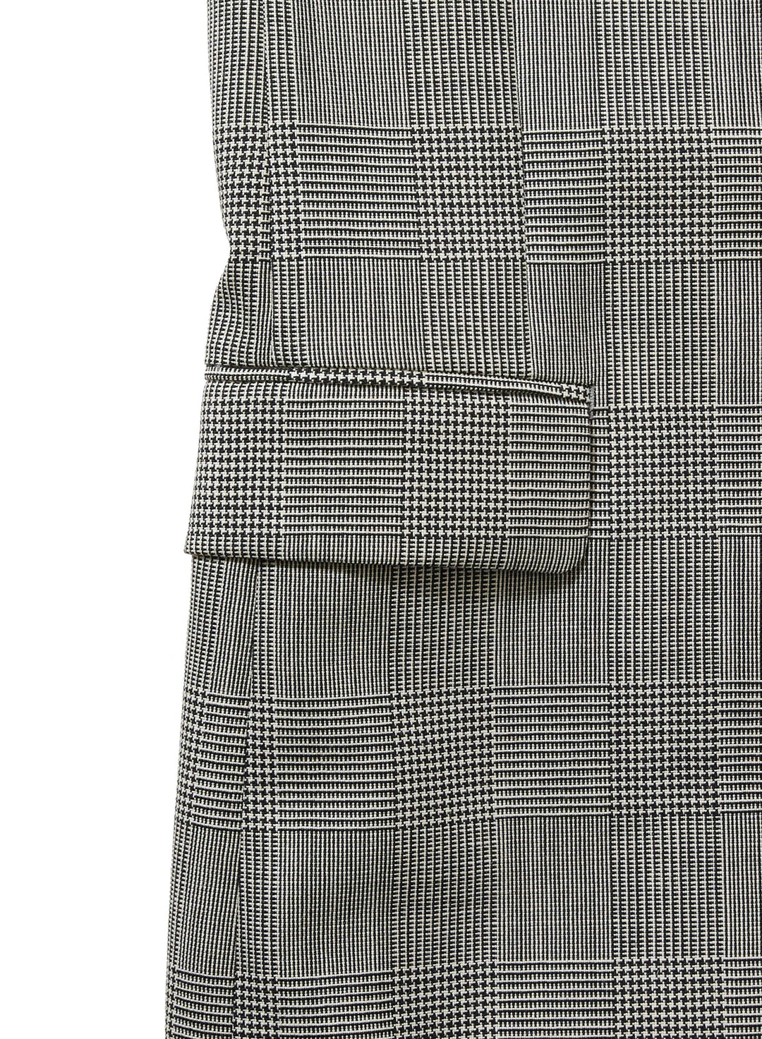 GREN CHECK SLEEVELESS TAILORED VEST