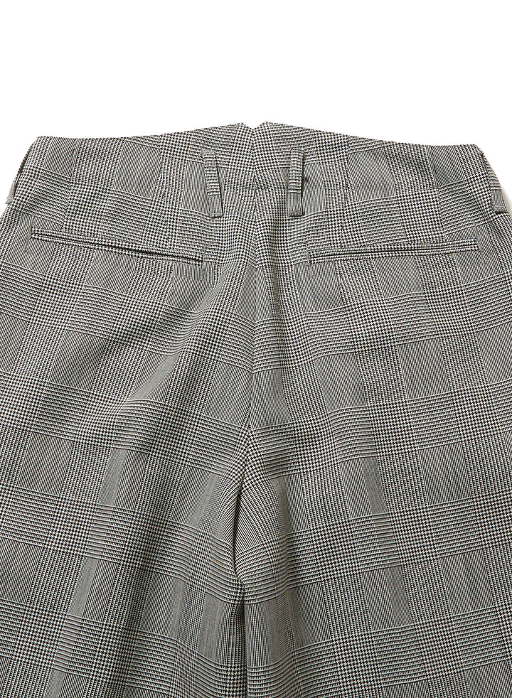 GREN CHECK TROUSERS