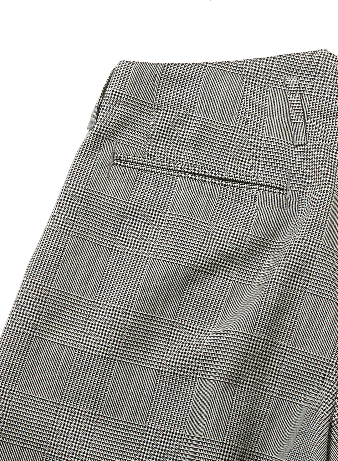 GREN CHECK TROUSERS