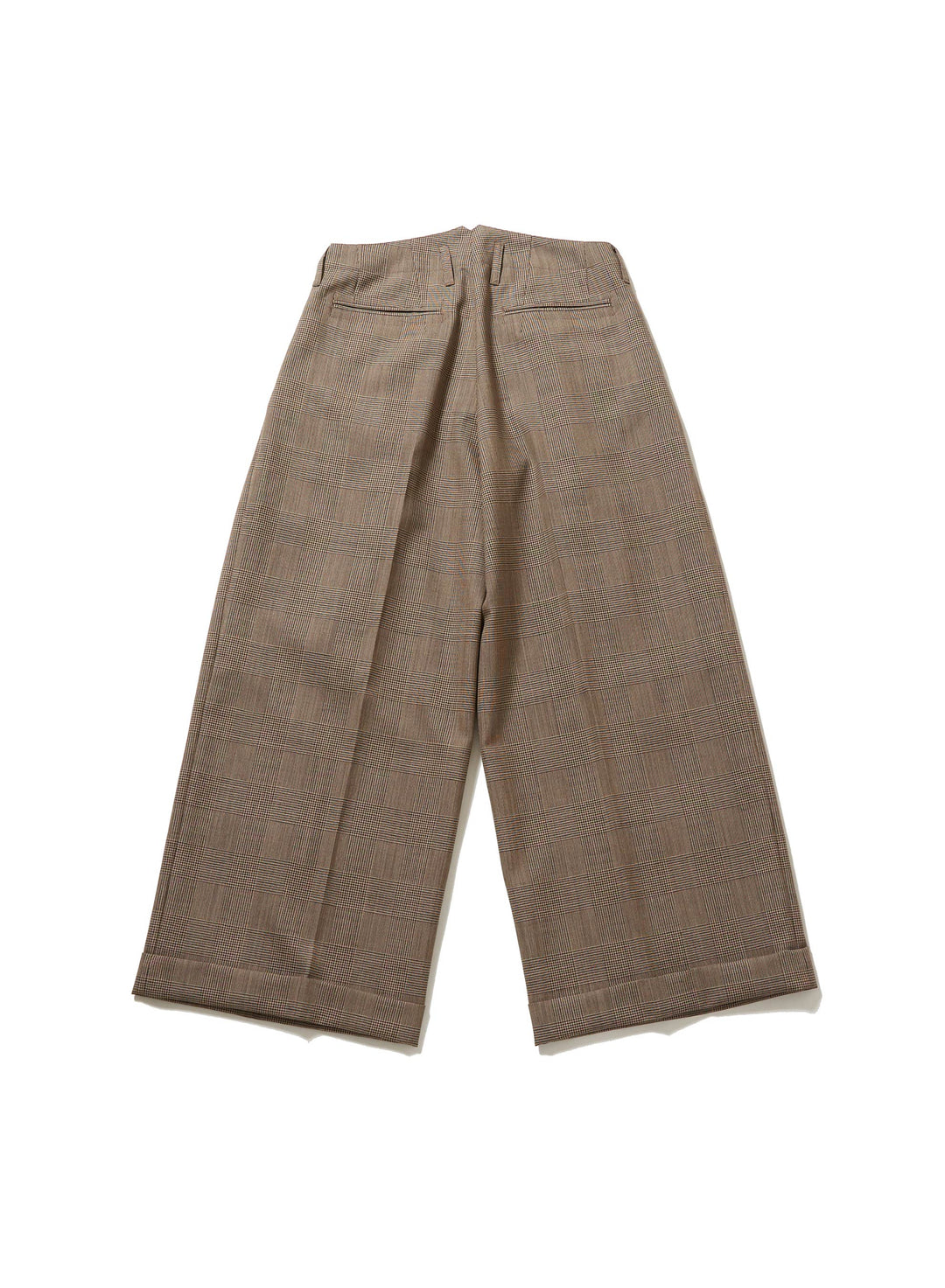 GREN CHECK TROUSERS