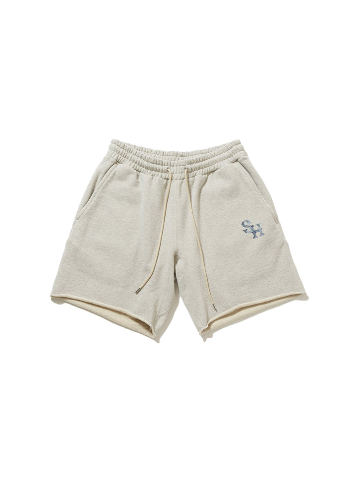 LOGO PRINTED SWEART SHORT TROUSERS