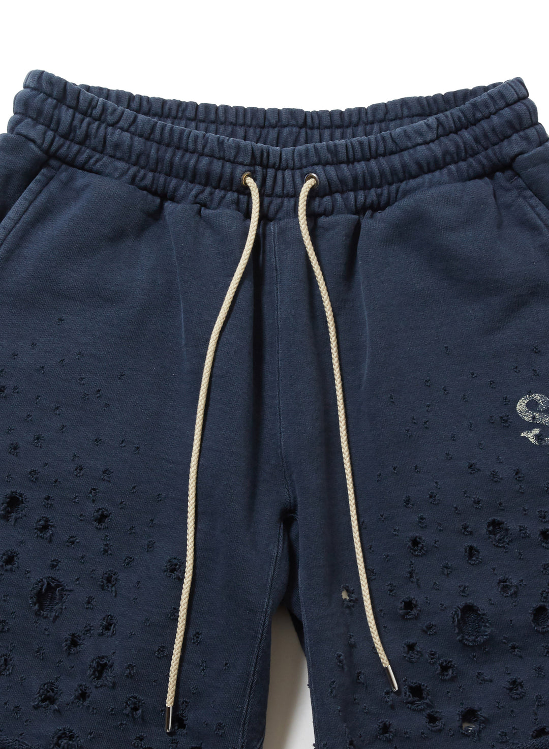 CRASHED SWEAT SHORT TROUSERS