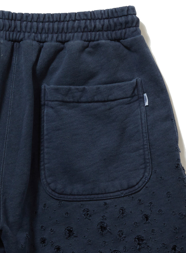 CRASHED SWEAT SHORT TROUSERS