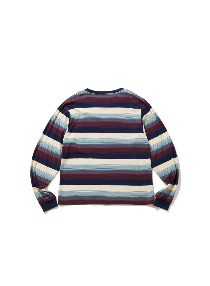 MULTI STRIPE LONG SLEEVE TEE