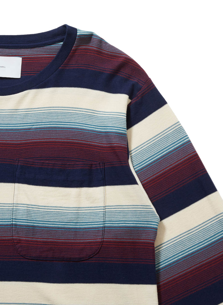 MULTI STRIPE LONG SLEEVE TEE