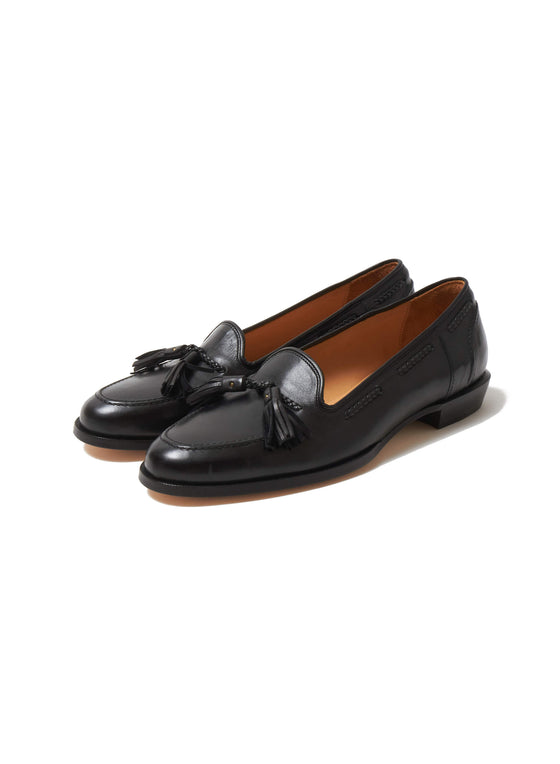 LEATHER RACE LOAFER SHOES