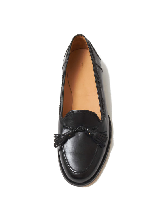 LEATHER RACE LOAFER SHOES