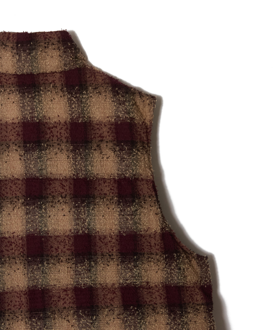 PLAID PUFFER REVERSIVLE VEST