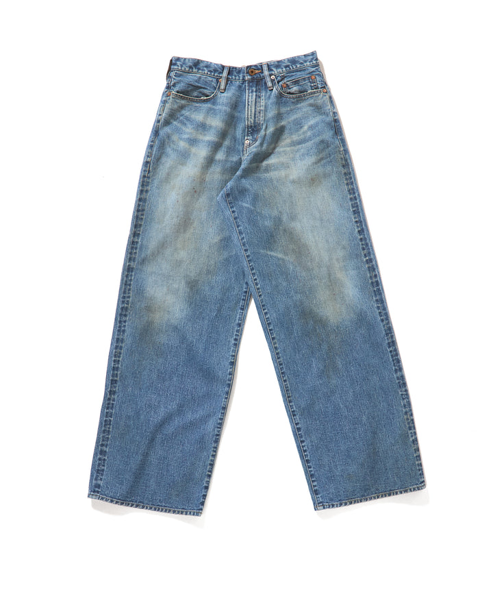 FADED MODERN DENIM PANTS WIDE CUT
