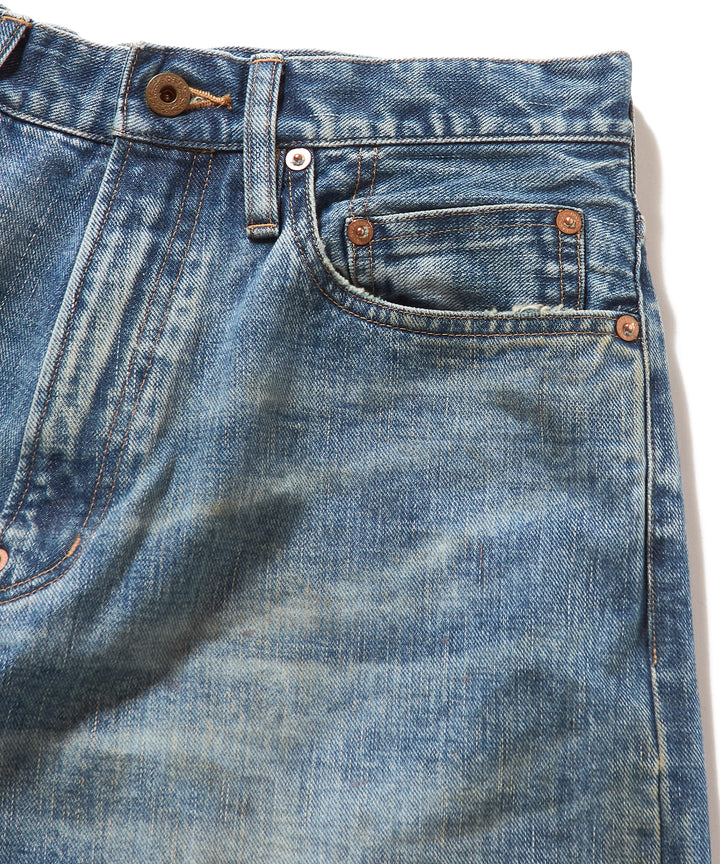 FADED MODERN DENIM PANTS WIDE CUT