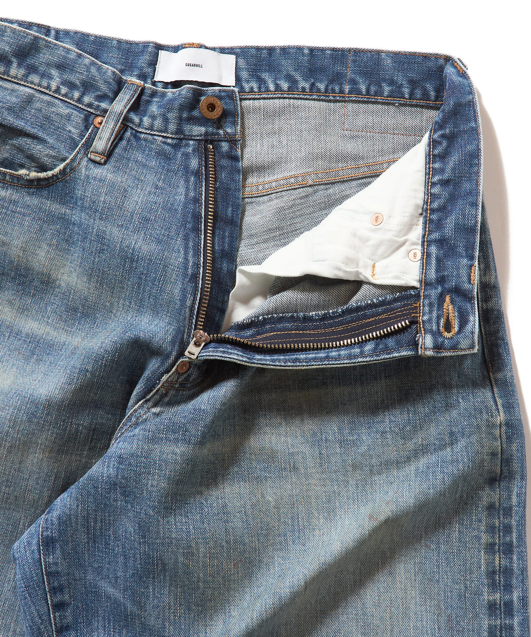 FADED MODERN DENIM PANTS WIDE CUT