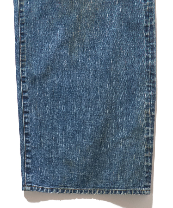 FADED MODERN DENIM PANTS WIDE CUT