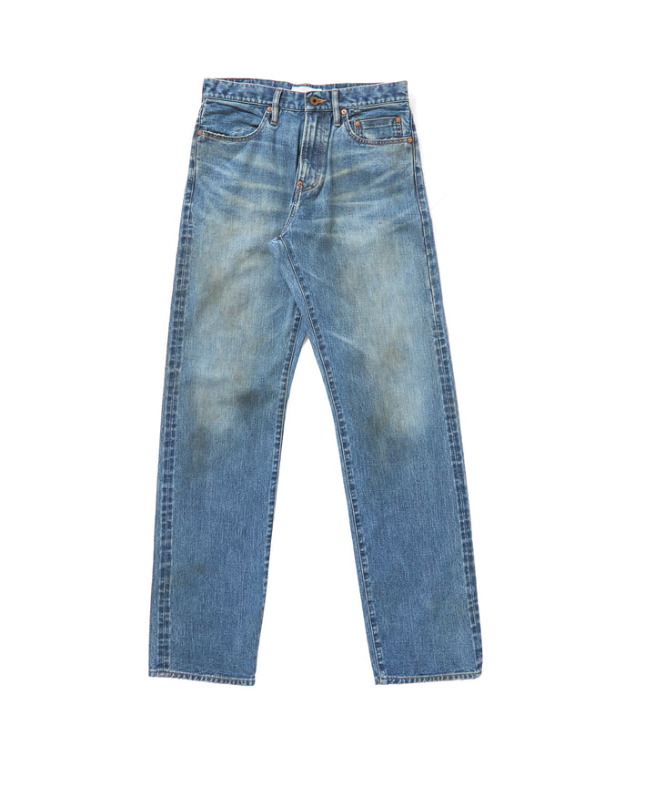 FADED MODERN DENIM PANTS STRAGHT CUT
