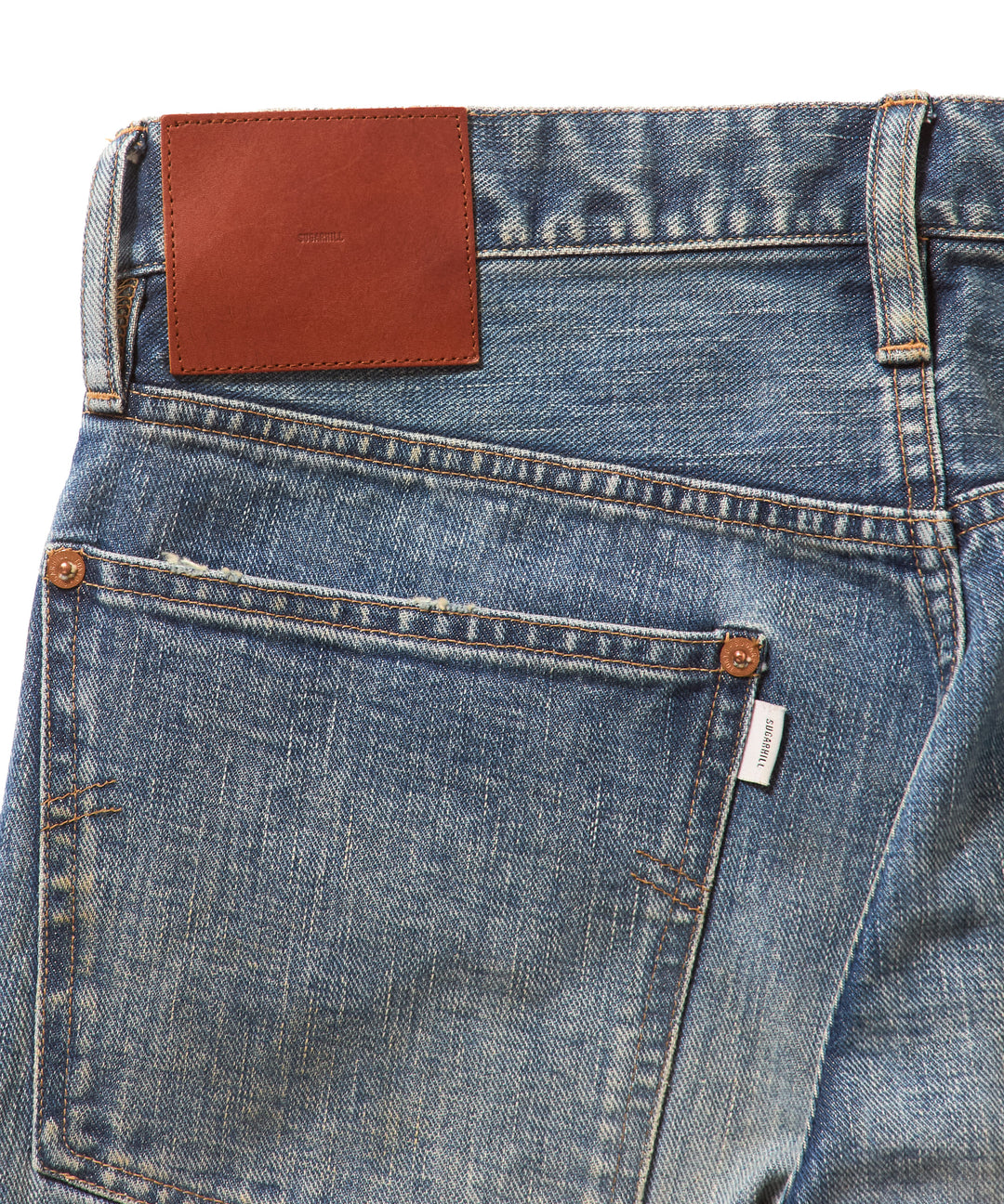 FADED MODERN DENIM PANTS STRAGHT CUT