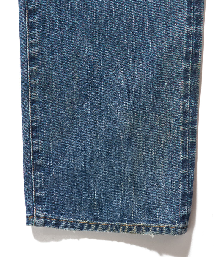 FADED MODERN DENIM PANTS STRAGHT CUT