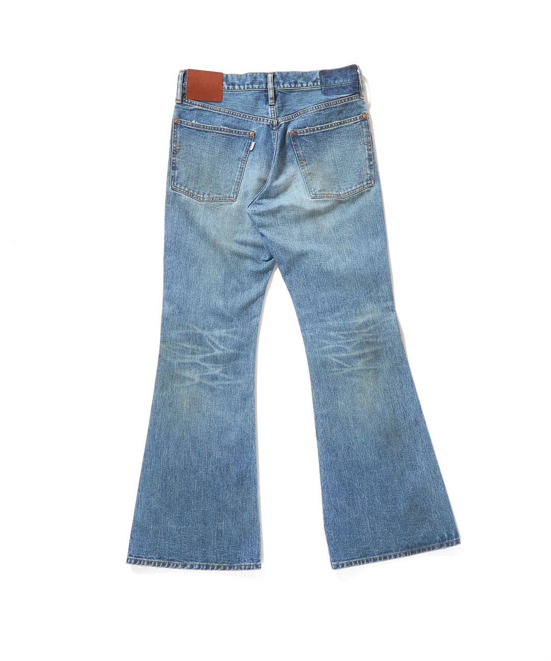 FADED MODERN DENIM PANTS FLARED CUT