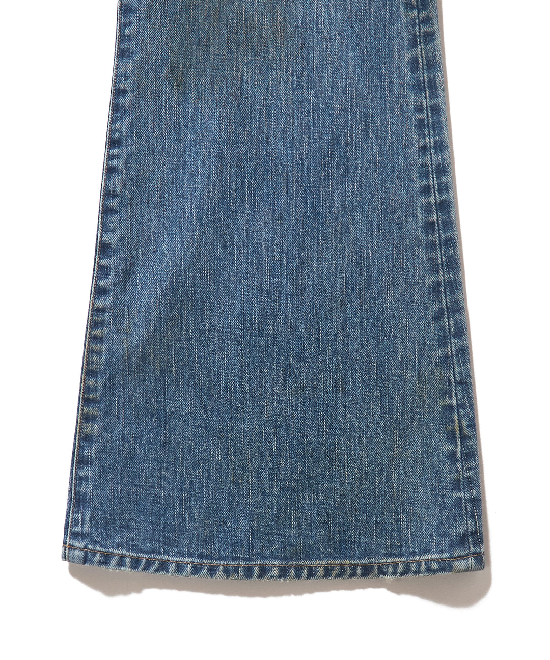 FADED MODERN DENIM PANTS FLARED CUT