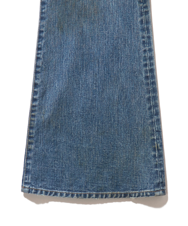 FADED MODERN DENIM PANTS FLARED CUT