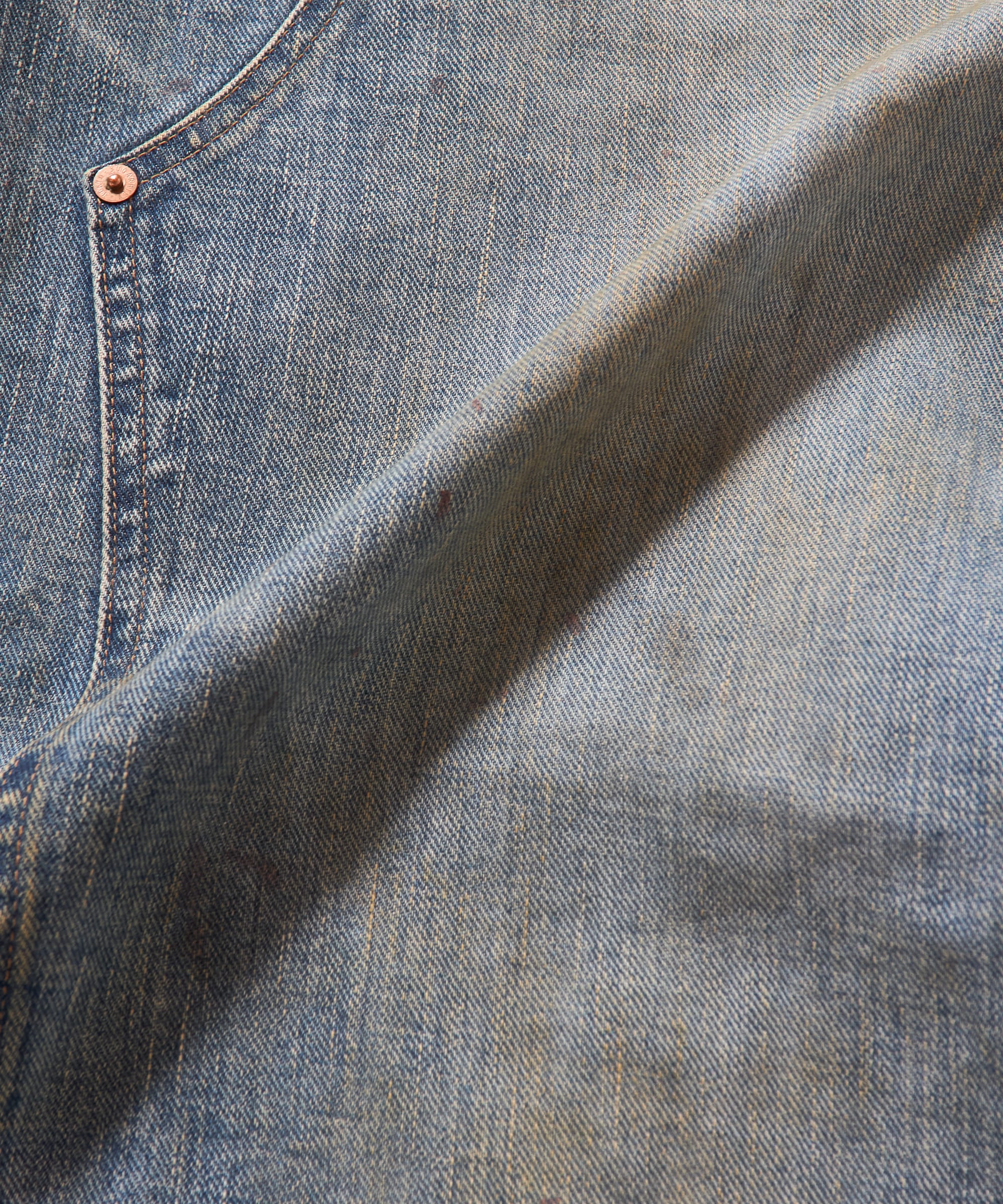 FADED MODERN DENIM PANTS DOUBLE KNEE – SUGARHILL TOKYO