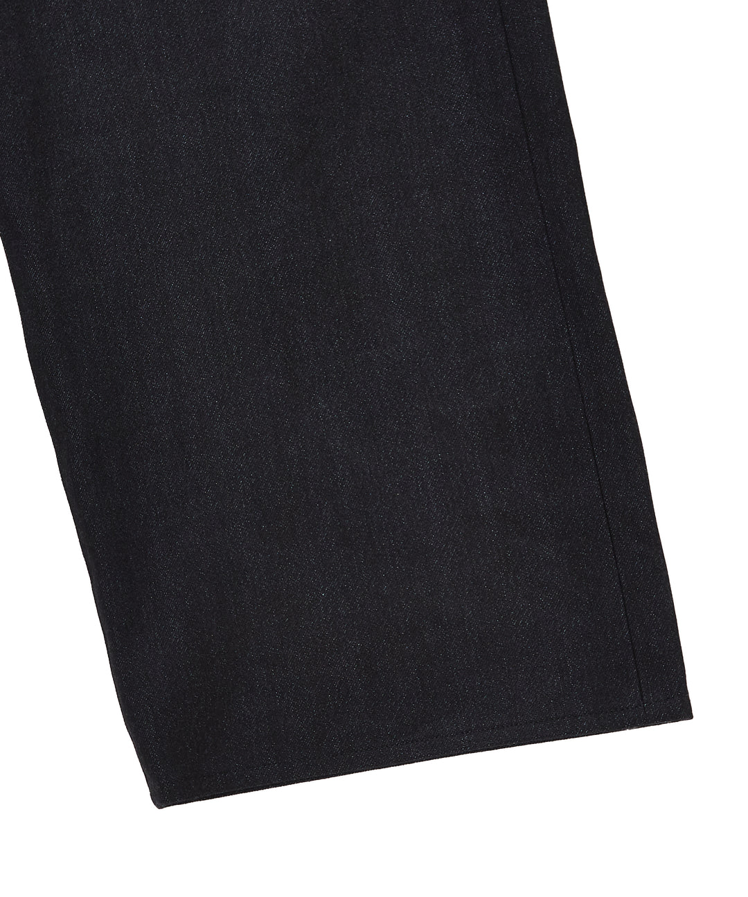 TWISTED HEATHER DENIM PANTS WIDE CUT