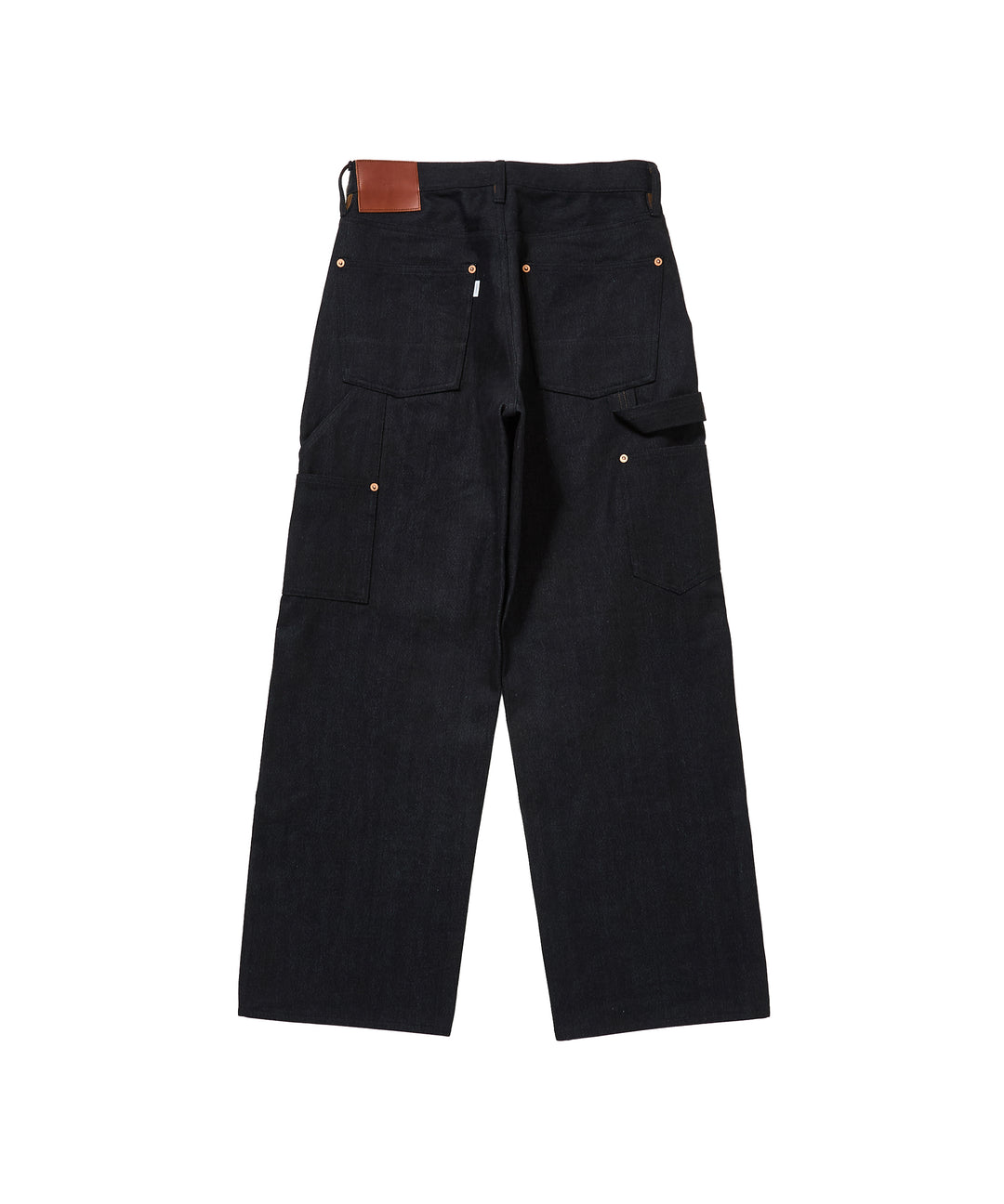 TWISTED HEATHER DENIM PANTS DOUBLE KNEE