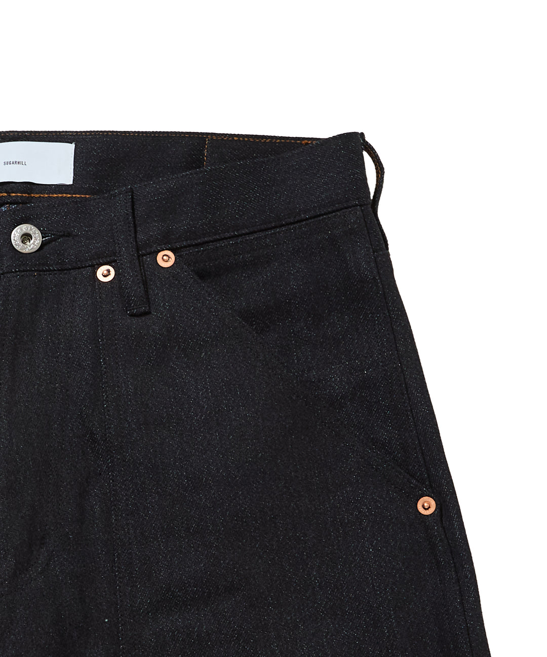 TWISTED HEATHER DENIM PANTS DOUBLE KNEE