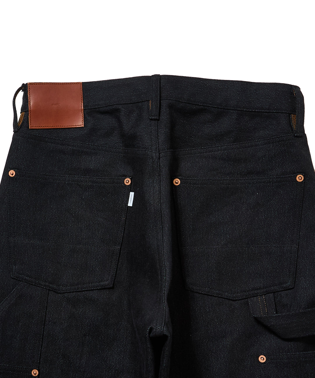 TWISTED HEATHER DENIM PANTS DOUBLE KNEE