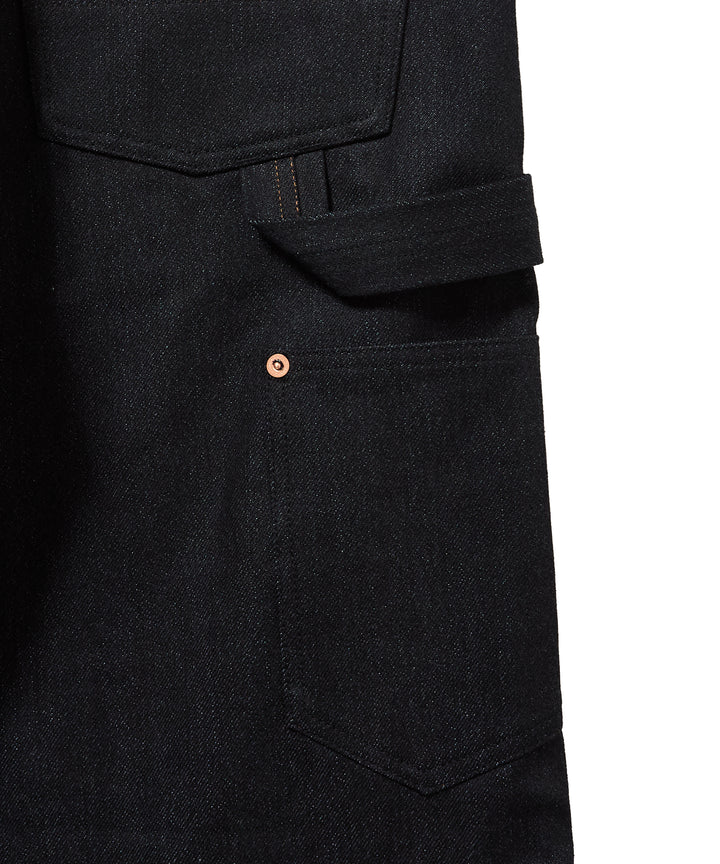 TWISTED HEATHER DENIM PANTS DOUBLE KNEE