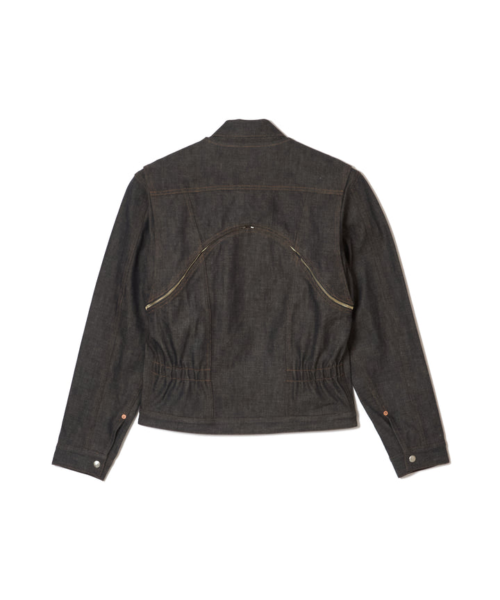RIGID ZIP DENIM JACKET