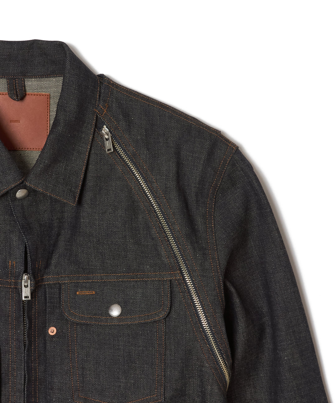 RIGID ZIP DENIM JACKET