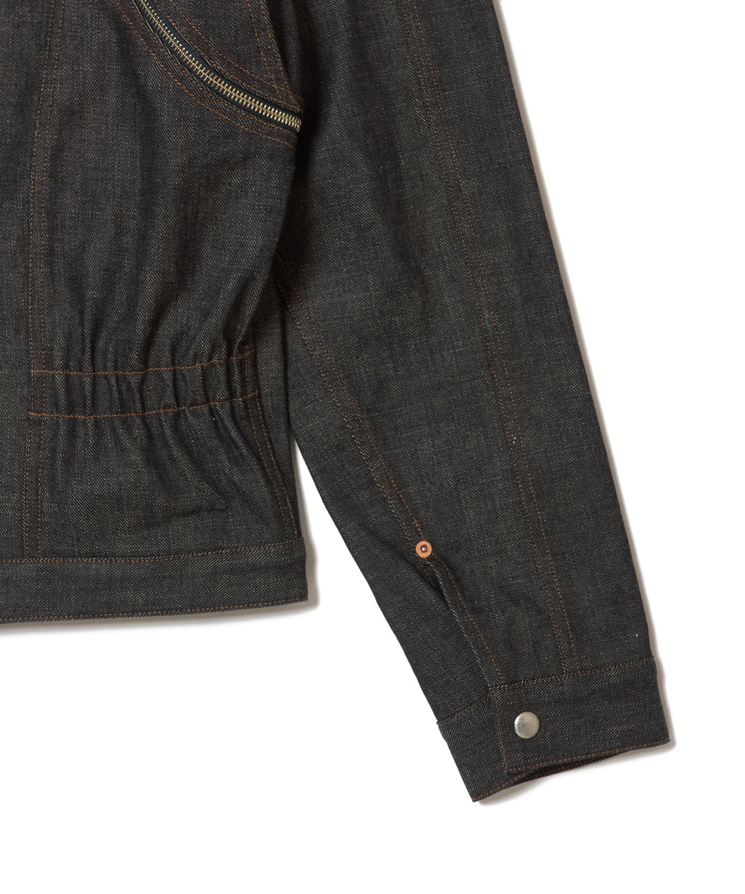 RIGID ZIP DENIM JACKET