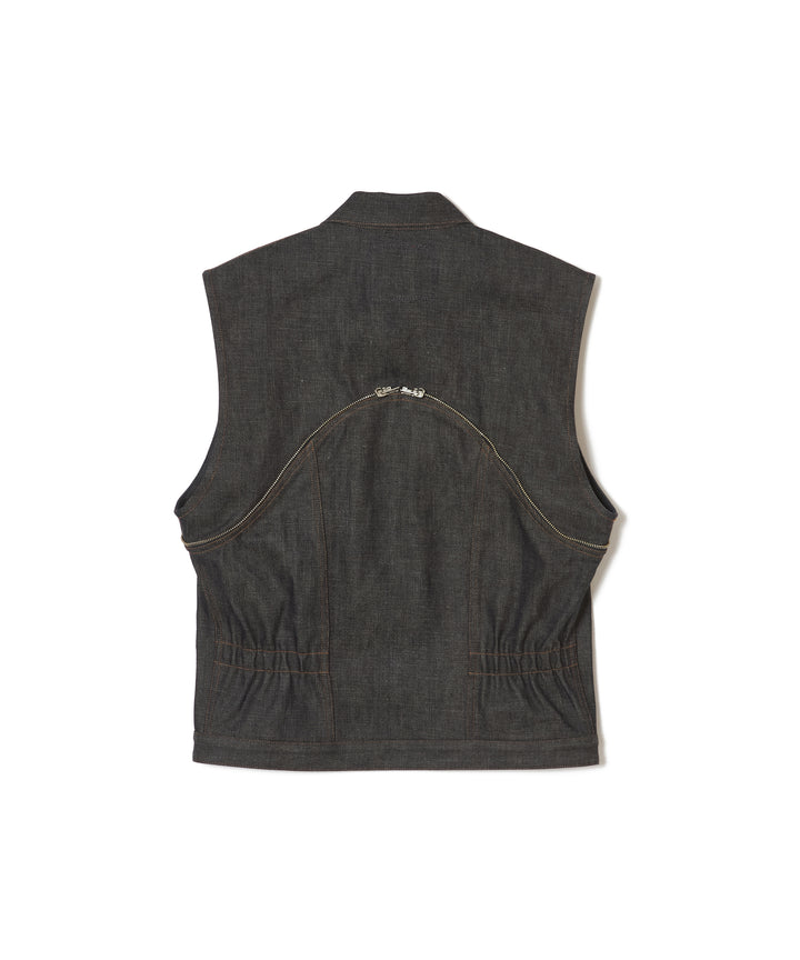 RIGID ZIP DENIM JACKET