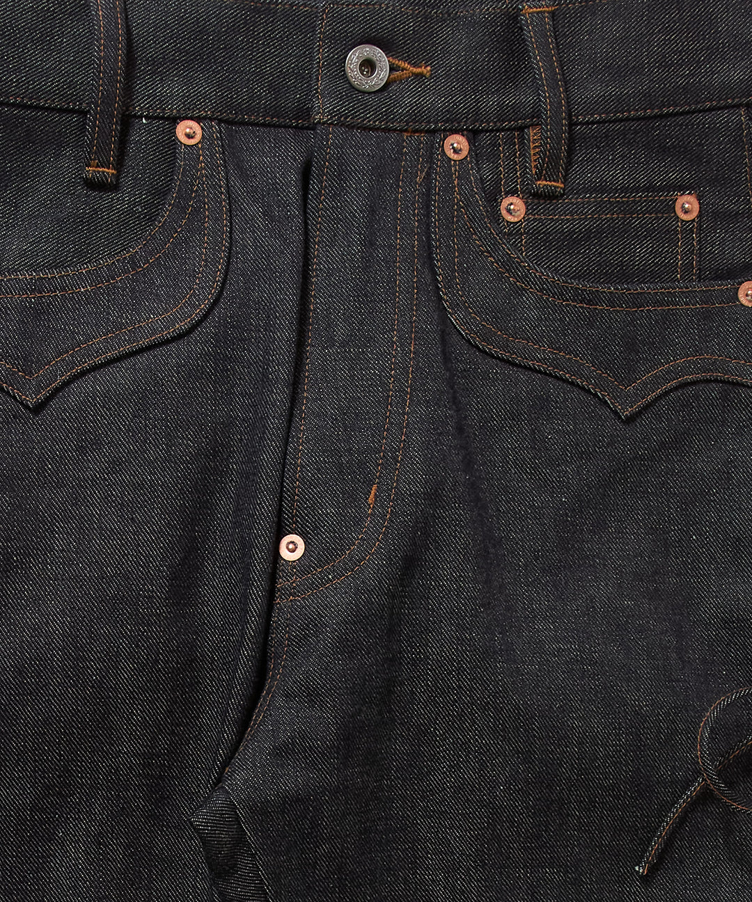 RIGID BIKER DENIM PANTS