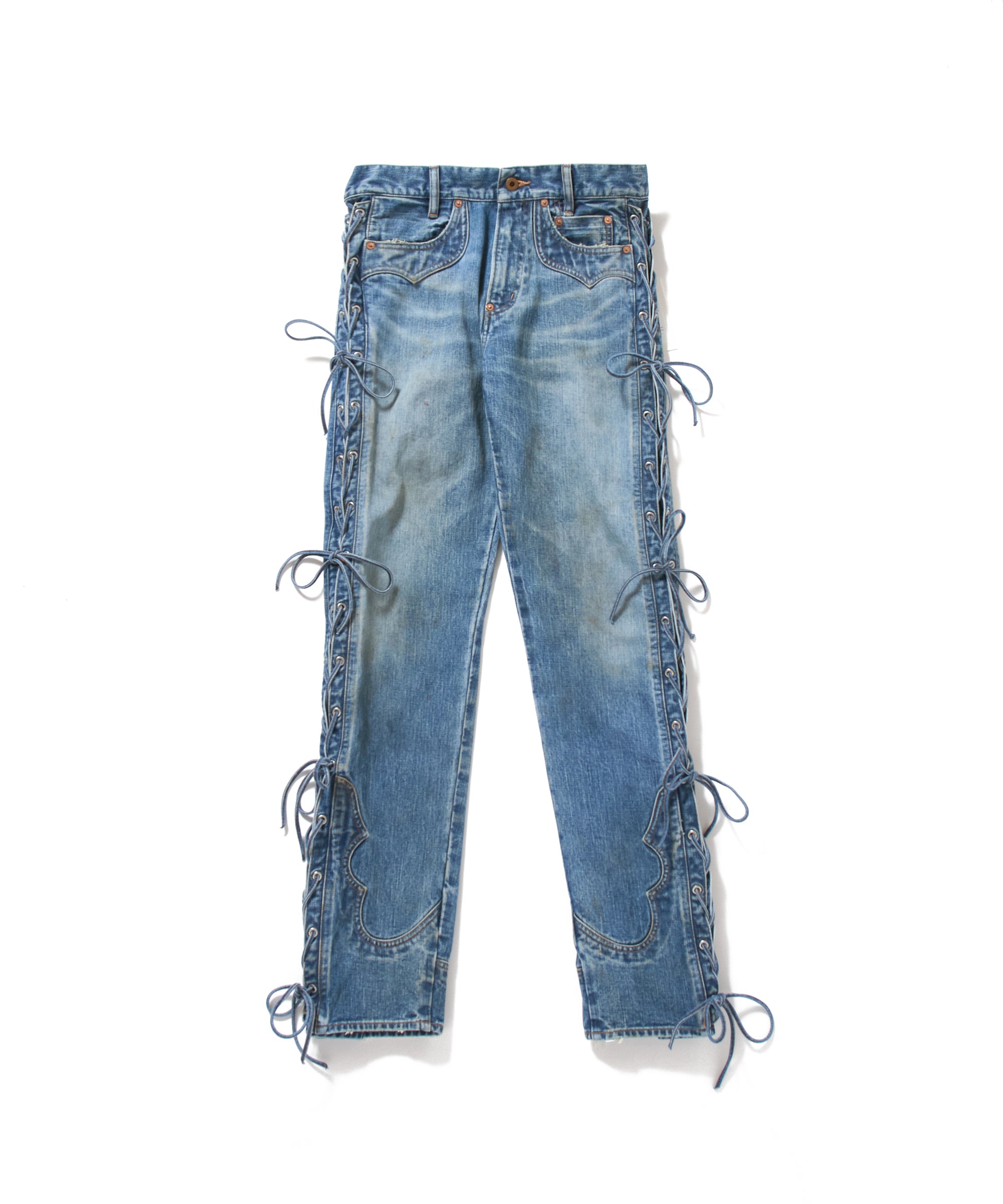 FADED BIKER DENIM PANTS – SUGARHILL TOKYO