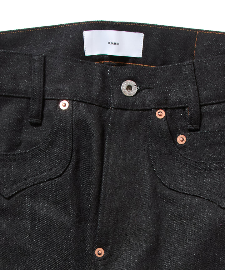 TWISTED HEATHER DENIM PANTS