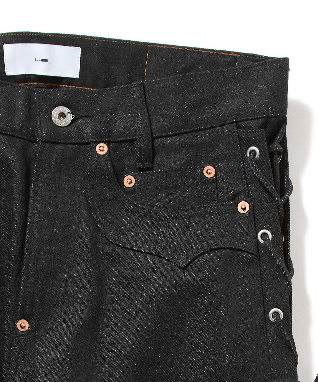 TWISTED HEATHER DENIM PANTS