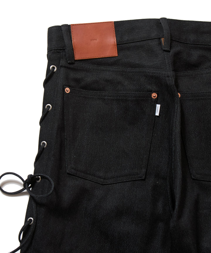 TWISTED HEATHER DENIM PANTS