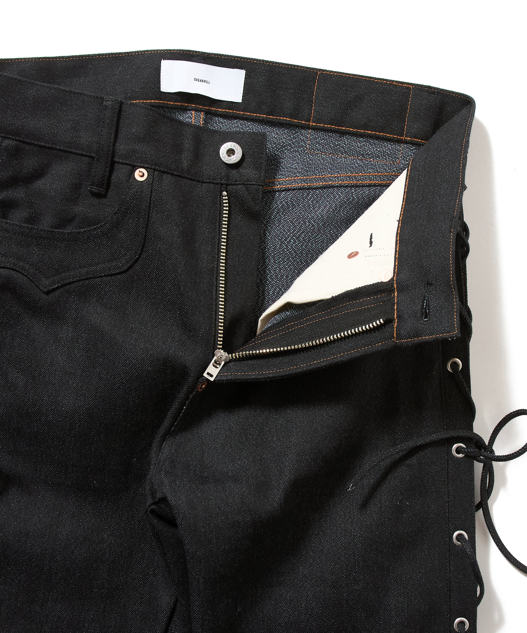 TWISTED HEATHER DENIM PANTS