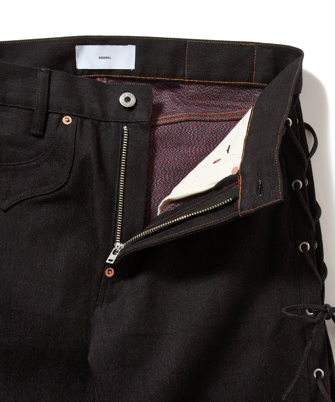 TWISTED HEATHER DENIM PANTS