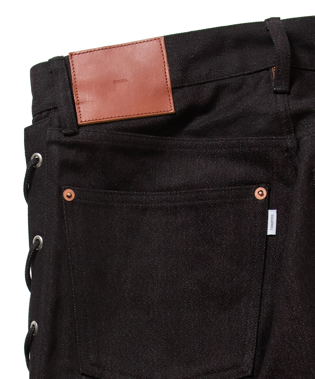 TWISTED HEATHER DENIM PANTS