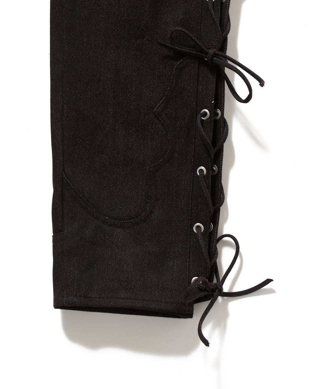 TWISTED HEATHER DENIM PANTS