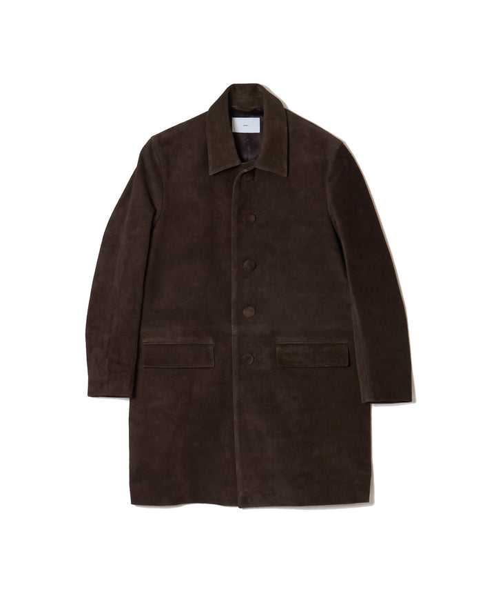 SUEDE LEATHER COAT